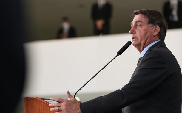 Jair Bolsonaro, durante o encontro “Brasil Vencendo a COVID-19”