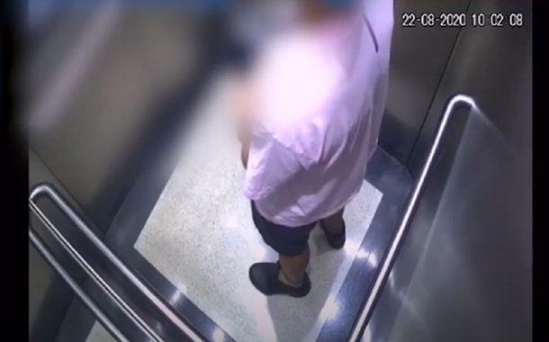 Briga de vizinhos no elevador