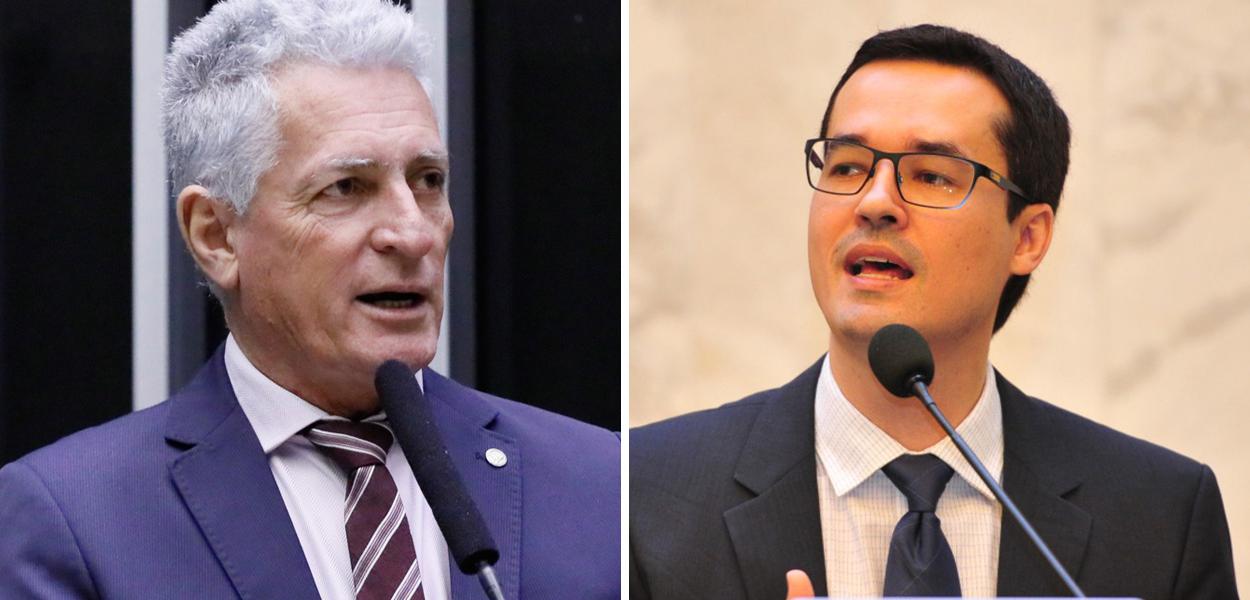 Rogério Correia (à esq.) e Deltan Dallagnol (Foto: Câmara dos Deputados | ABr) Rogério Correia (à esq.) e Deltan Dallagnol