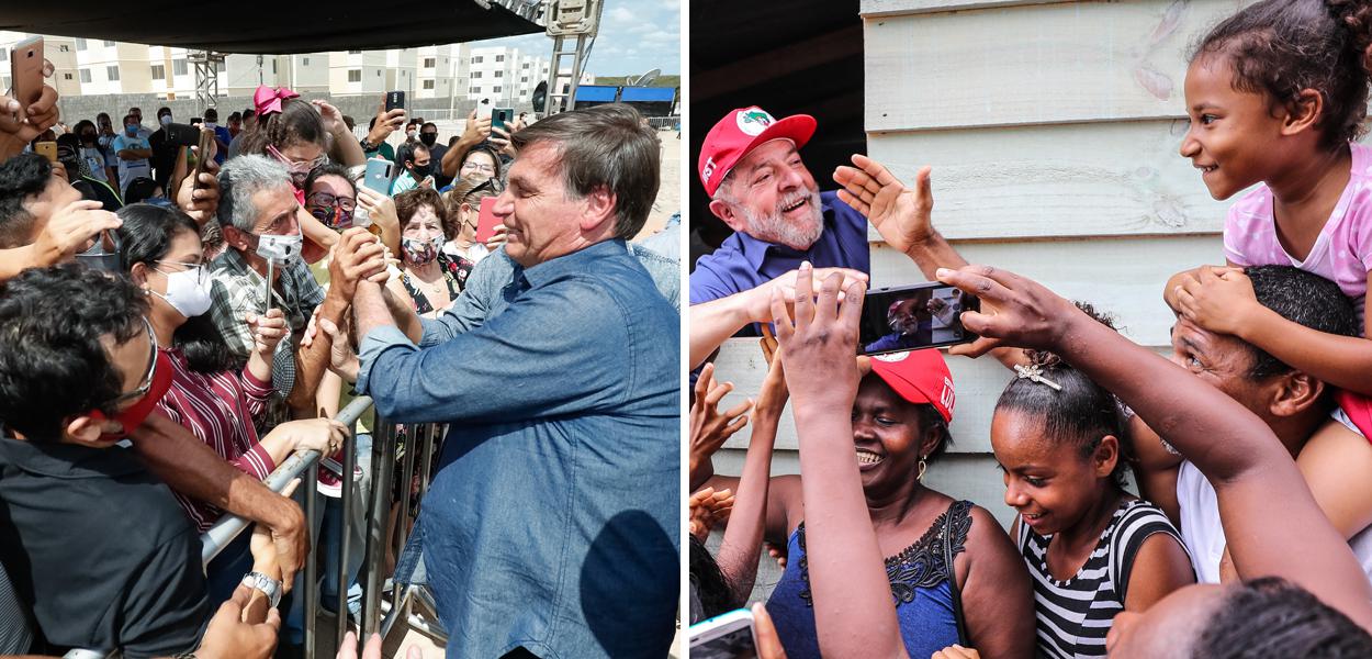 Jair Bolsonaro e Lula