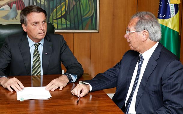 Jair Bolsonaro e Paulo Guedes