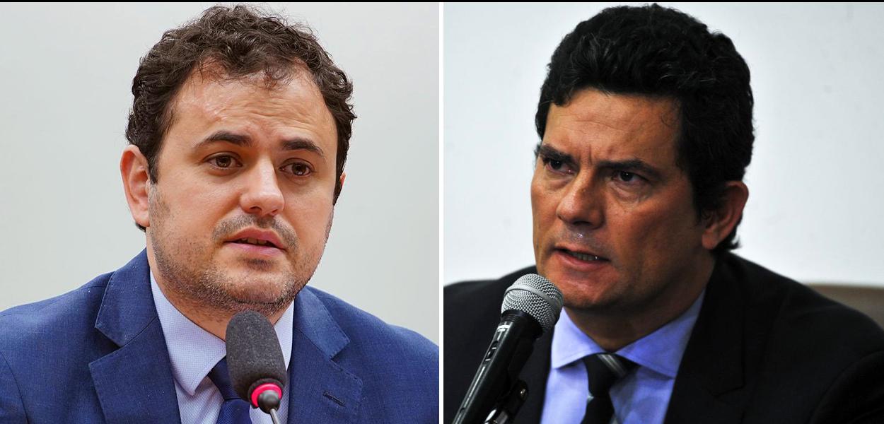 Glauber Braga e Sergio Moro.