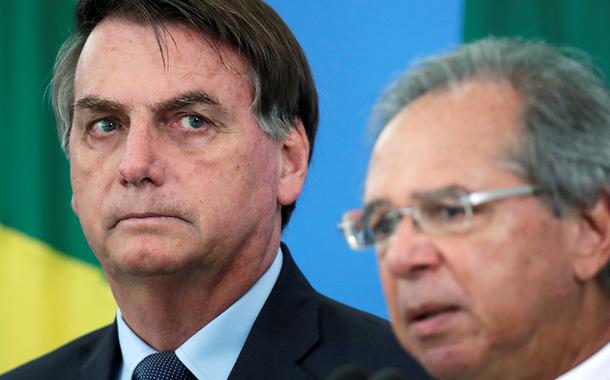 Jair Bolsonaro e Paulo Guedes