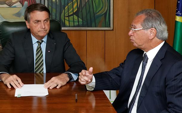 Jair Bolsonaro e Paulo Guedes