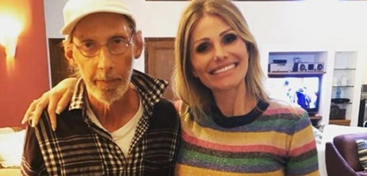 Arnaldo Saccomani e a filha Thais