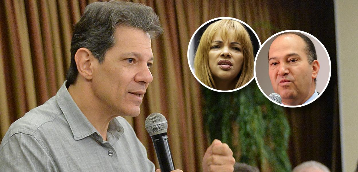 Fernando Haddad, Flordelis e pastor Everaldo
