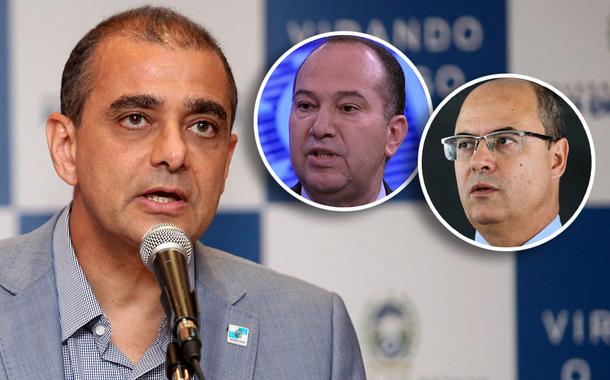 Edmar Santos, pastor Everaldo e Wilson Witzel