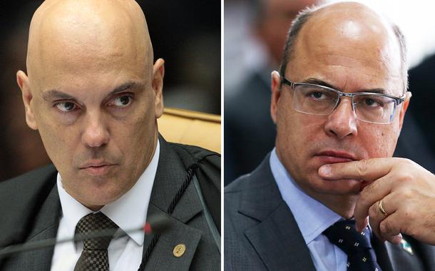 Alexandre de Moraes e Wilson Witzel