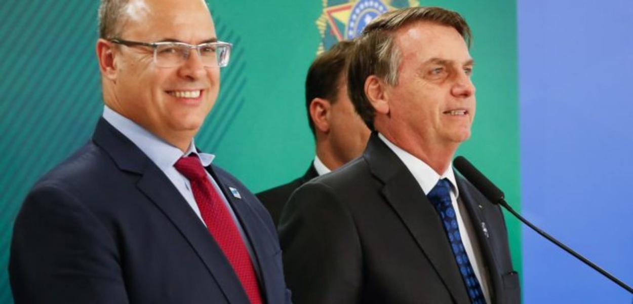 Jair Bolsonaro e Wilson Witzel