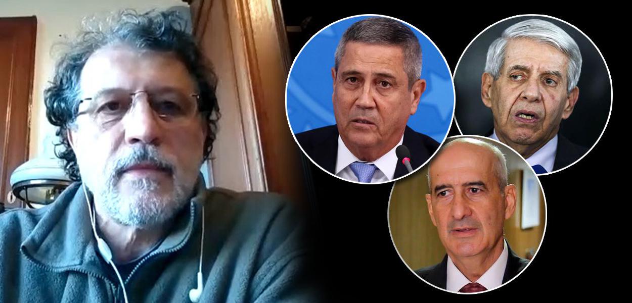 Jeferson Miola, Braga Netto, Luiz Eduardo Ramos e Augusto Heleno