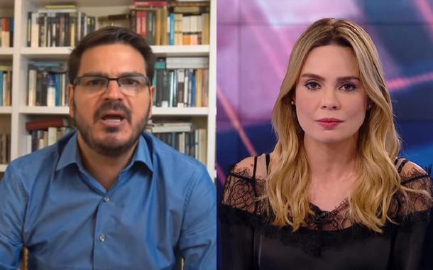 Rachel Sheherazade dá voadora no peito de Rodrigo Constantino