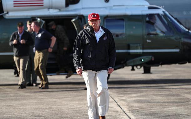 Presidente dos Estados Unidos, Donald Trump, anunciou que visitará a cidade de Kenosha, onde o homem negro Jacob Blake levou sete tiros pelas costas, da polícia. (29/08/2020)