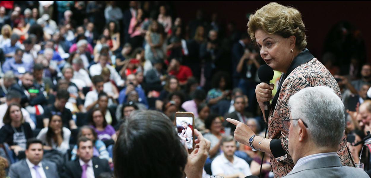 Brasília- DF. 04-09-2019- Seminário pela Soberania Nacional e Popular, com a presença de Dilma Roussef, Fernando Haddad e Guilherme Boullos.