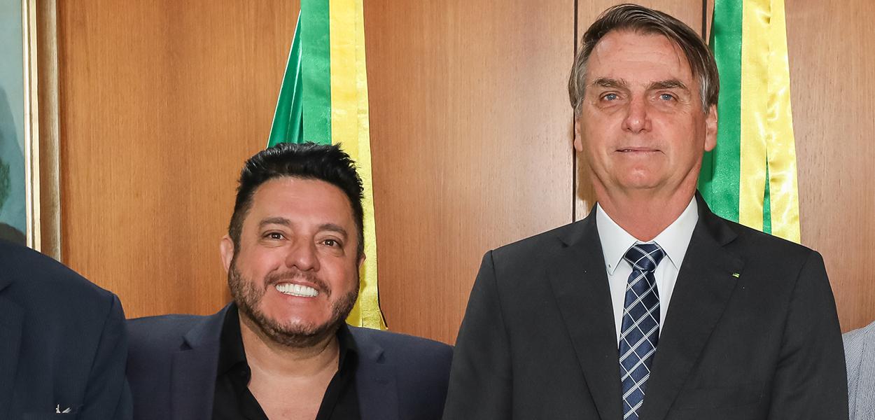 Bruno e Jair Bolsonaro