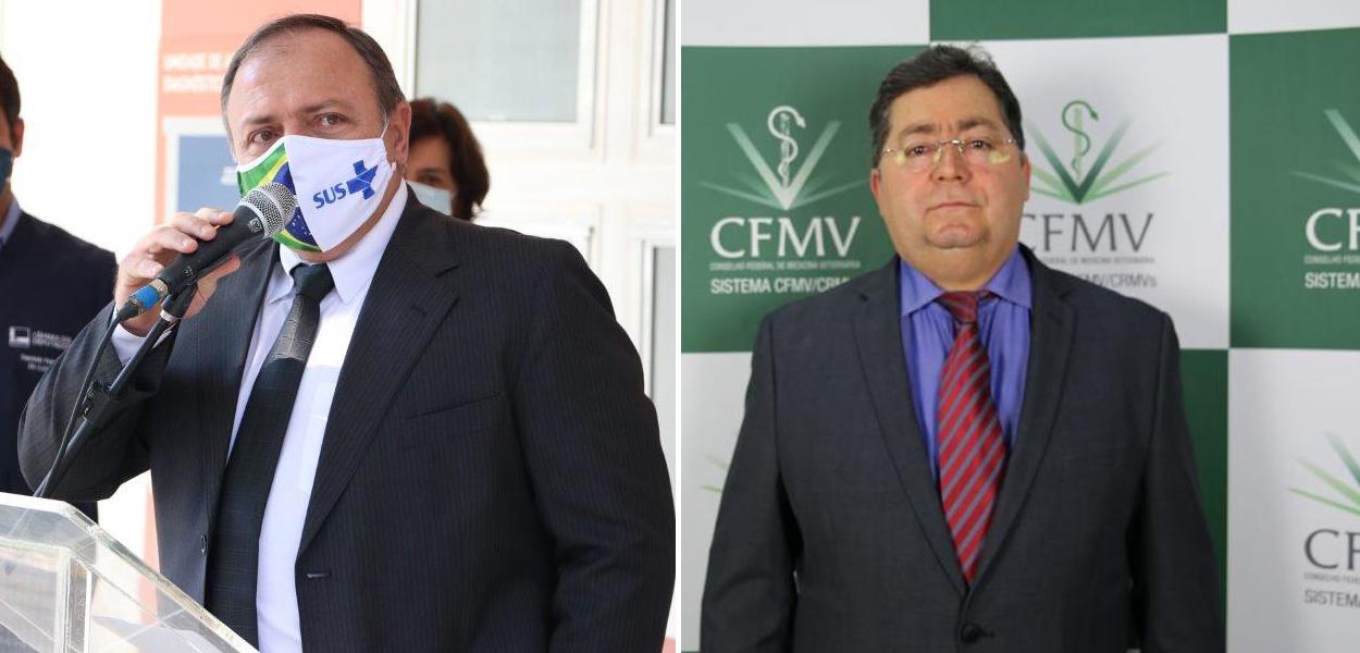 Eduardo Pazuello e Laurício Monteiro Cruz