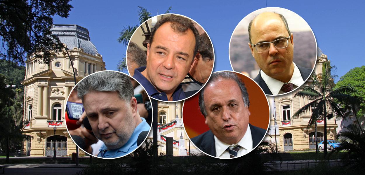 Garotinho, Cabral, Pezão e Witzel
