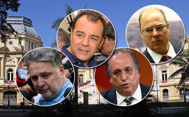 Garotinho, Cabral, Pezão e Witzel