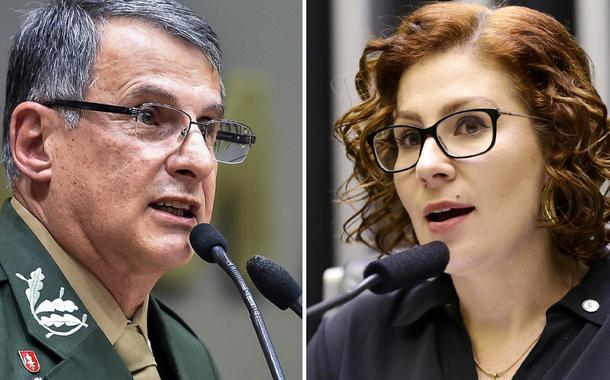 Edson Pujol e Carla Zambelli