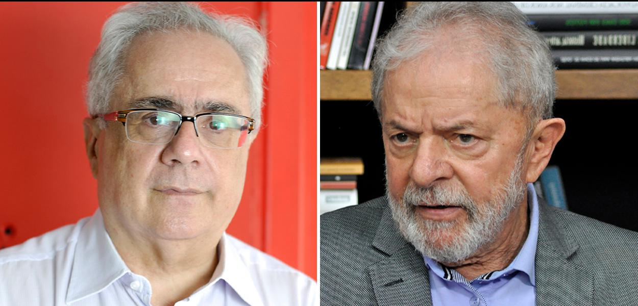 Luís Nassif e Lula.