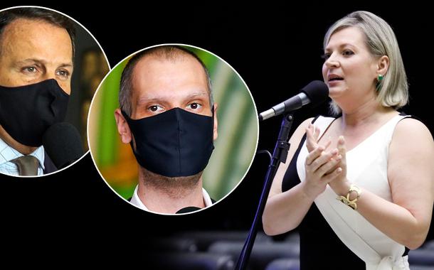 João Doria, Bruno Covas e Joice