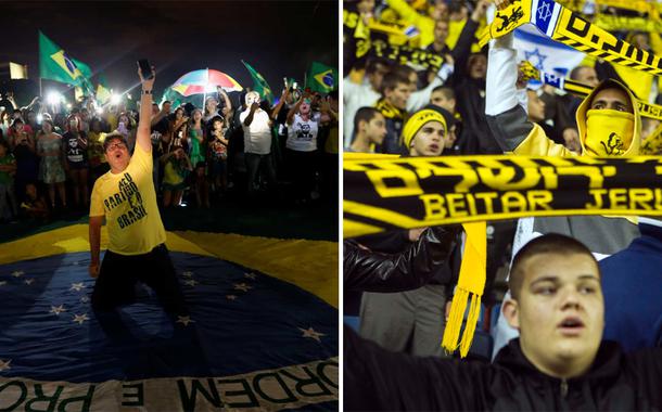 Coxinhas cantam música de torcida fascista do Beitar Jerusalem, de Israel