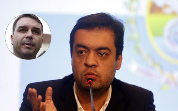 Cláudio Castro e Flávio Bolsonaro