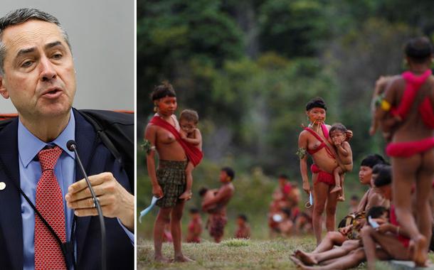 Ministro Roberto Barroso e índios