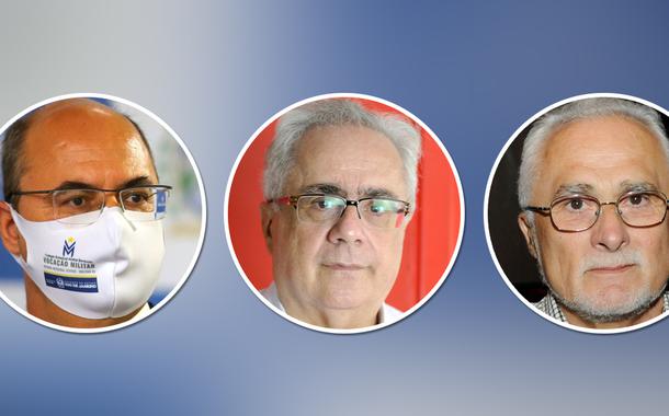 Wilson Witzel, Luis Nassif e José Genoino