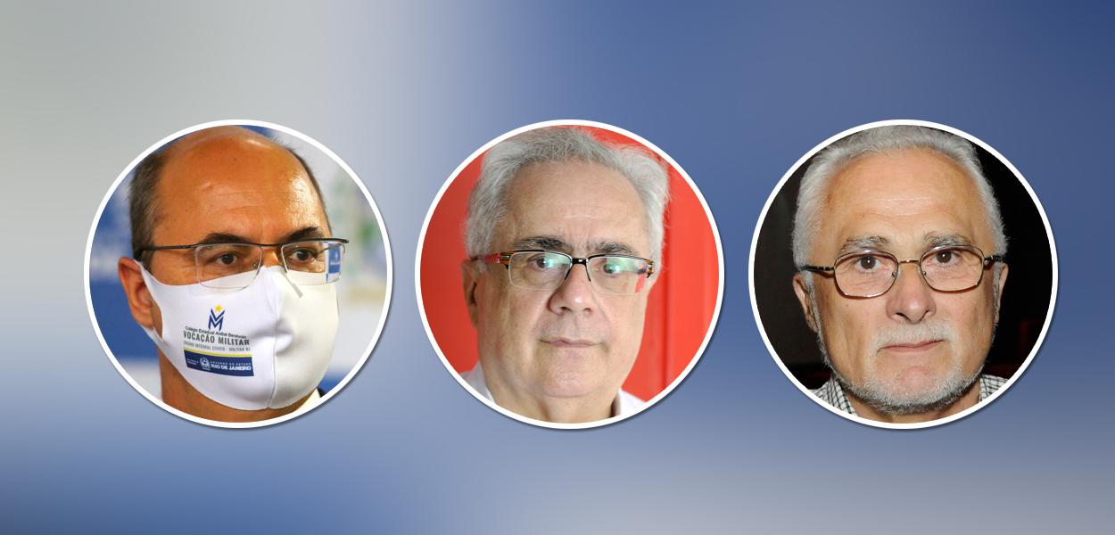 Wilson Witzel, Luis Nassif e José Genoino