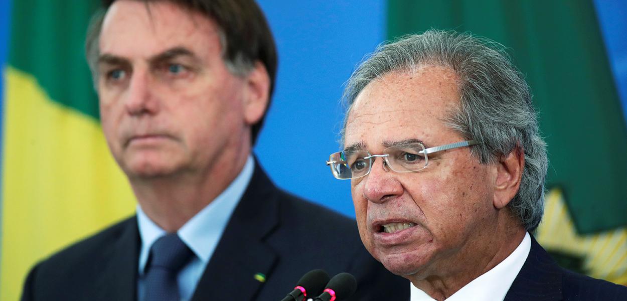 Jair Bolsonaro e Paulo Guedes