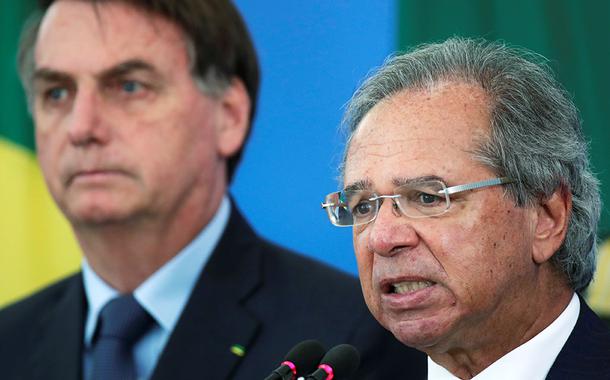 Jair Bolsonaro e Paulo Guedes