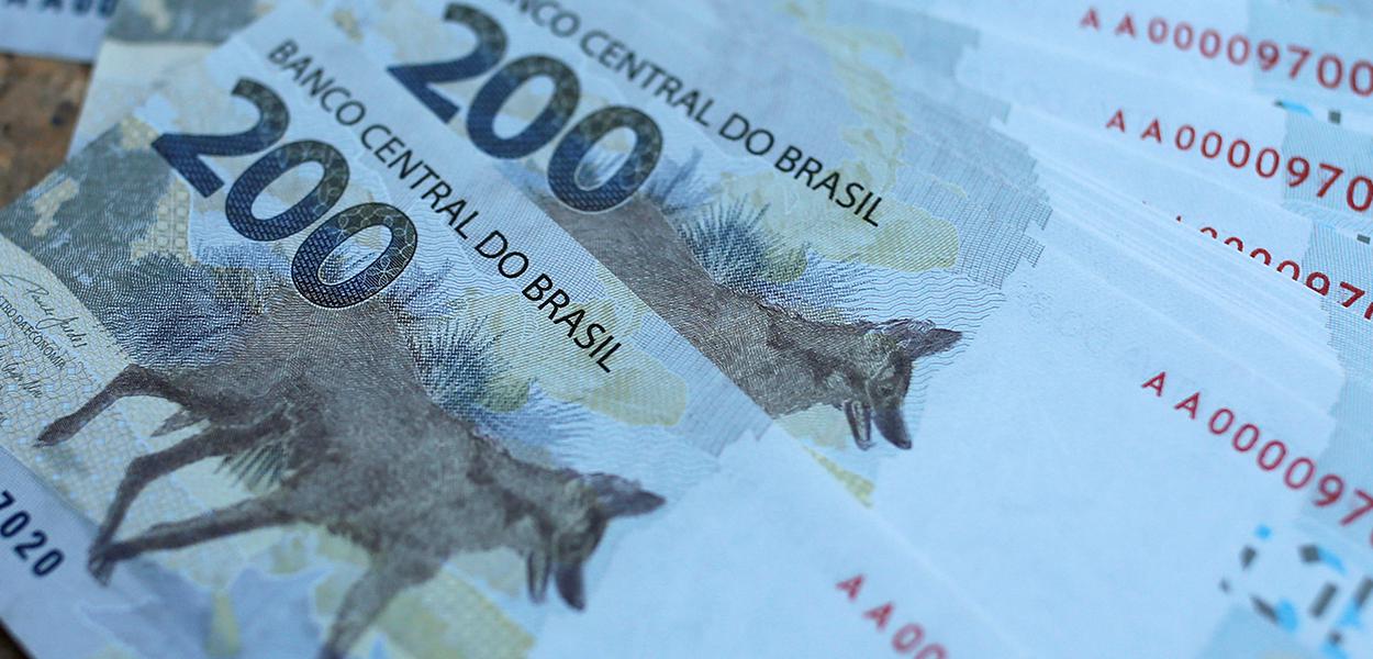 A nova cédula do Banco Central, de 200 reais, é apresentada oficialmente nesta quarta-feira. 02/09/2020.