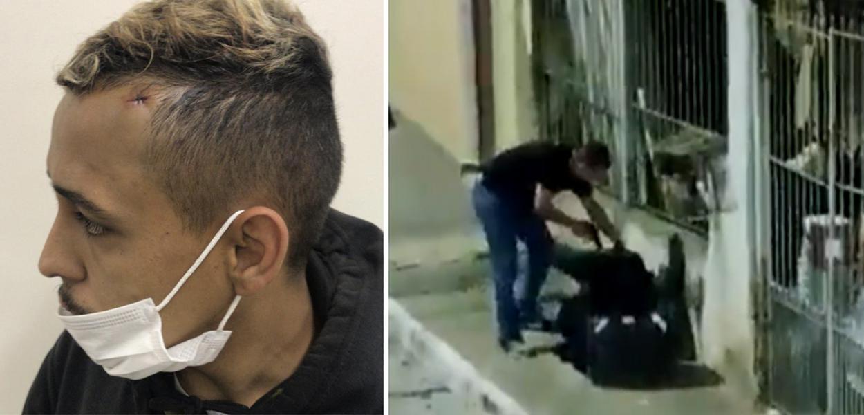 Motoboy foi espancado por PM em São Paulo