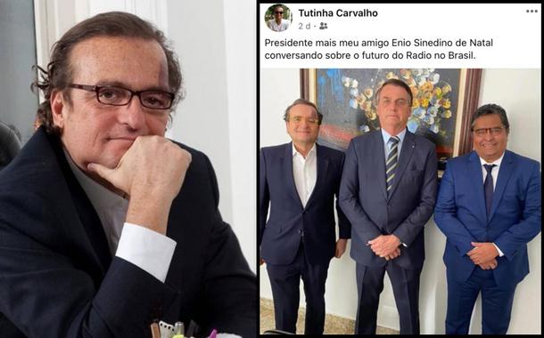 Tutinha Carvalho com Jair Bolsonaro