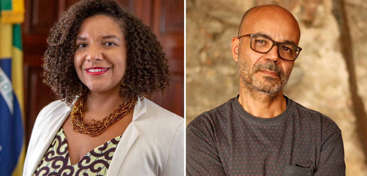 Deputada Renata Souza e coronel da PM Íbis Pereira