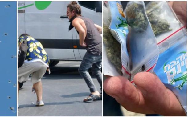 Drone distribui pacotes de maconha em praça de Tel Aviv