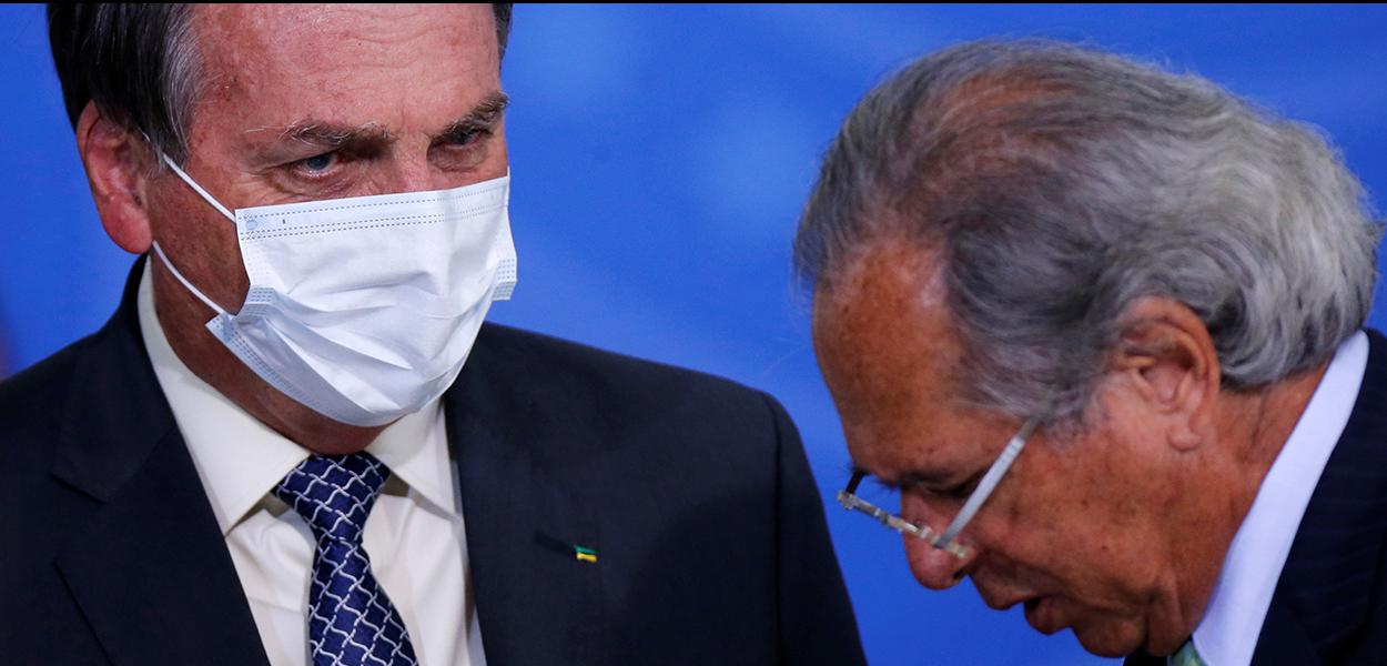 Bolsonaro e Guedes participam de evento em Brasília 19/08/2020