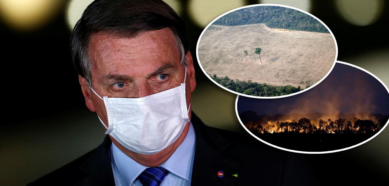 Jair Bolsonaro e queimadas na Amazônia