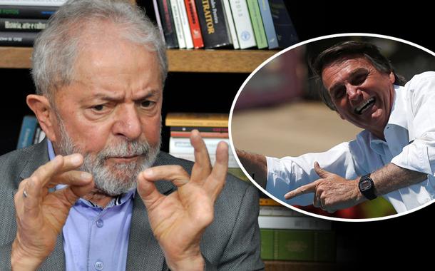 Lula e Jair Bolsonaro