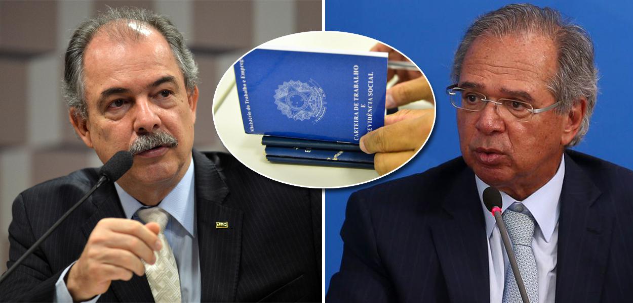 Aloizio Mercadante e Paulo Guedes