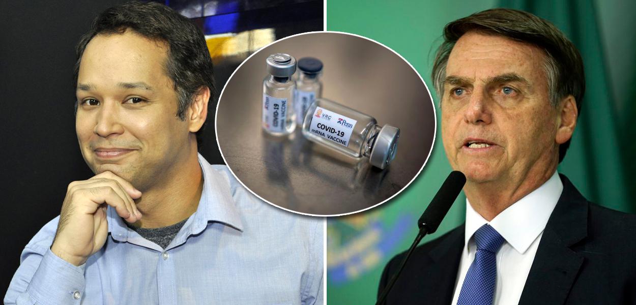 Leonardo Stoppa e Jair Bolsonaro