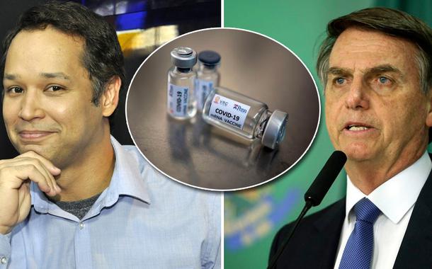 Leonardo Stoppa e Jair Bolsonaro