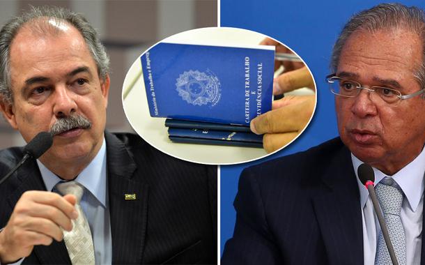 Aloizio Mercadante e Paulo Guedes