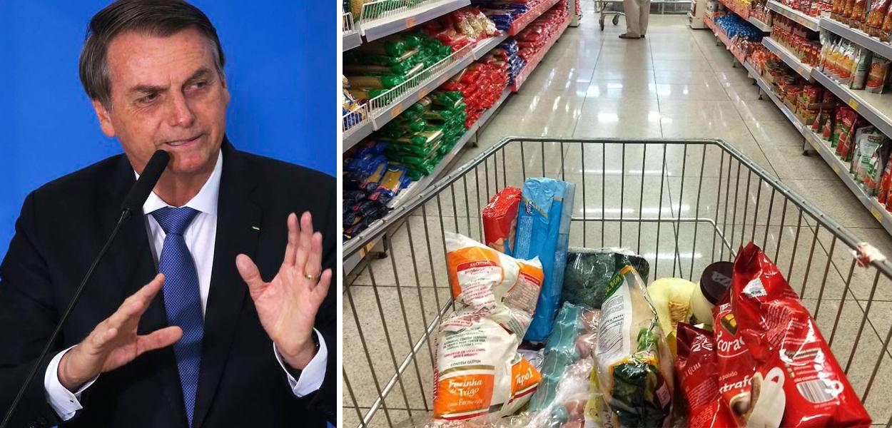Jair Bolsonaro e cesta básica