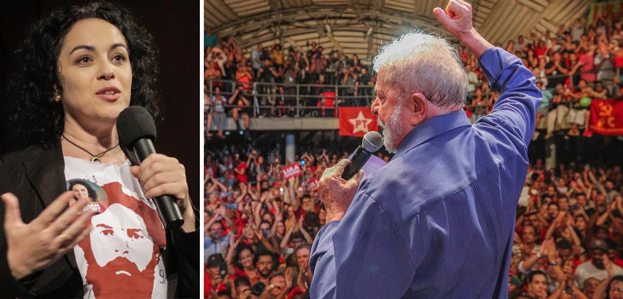 Marcia Tiburi e Lula