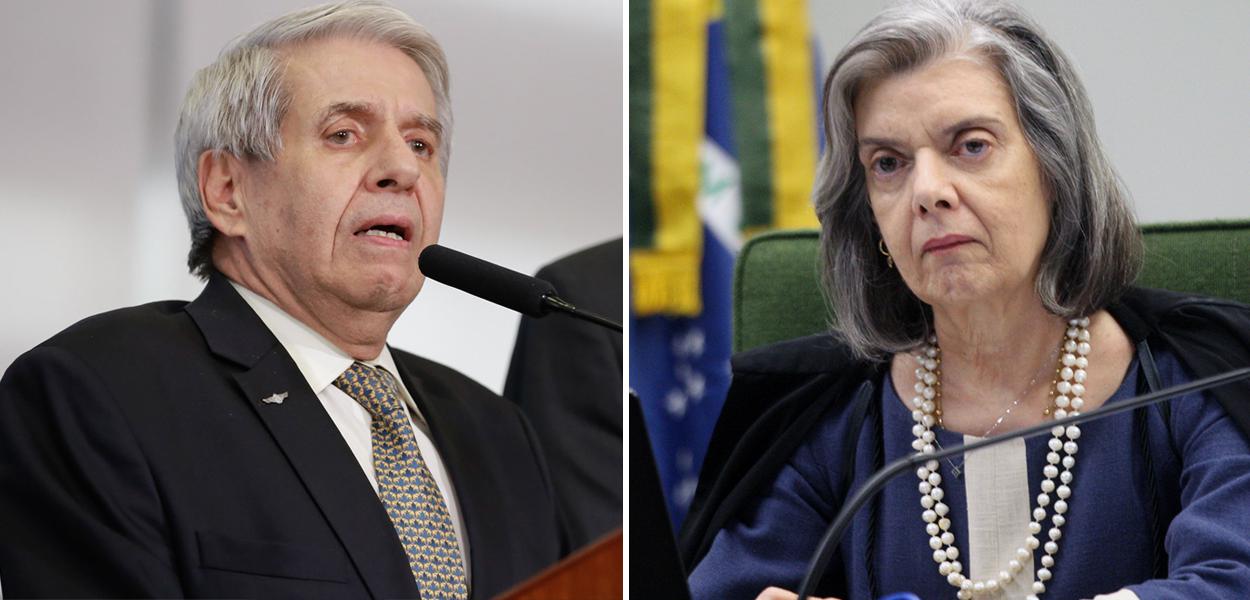 General Augusto Heleno e Ministra Cármen Lúcia