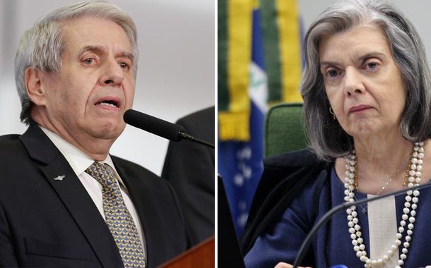 General Augusto Heleno e Ministra Cármen Lúcia