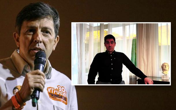 João Amoedo e Marcelo Adnet imitando Mario Frias