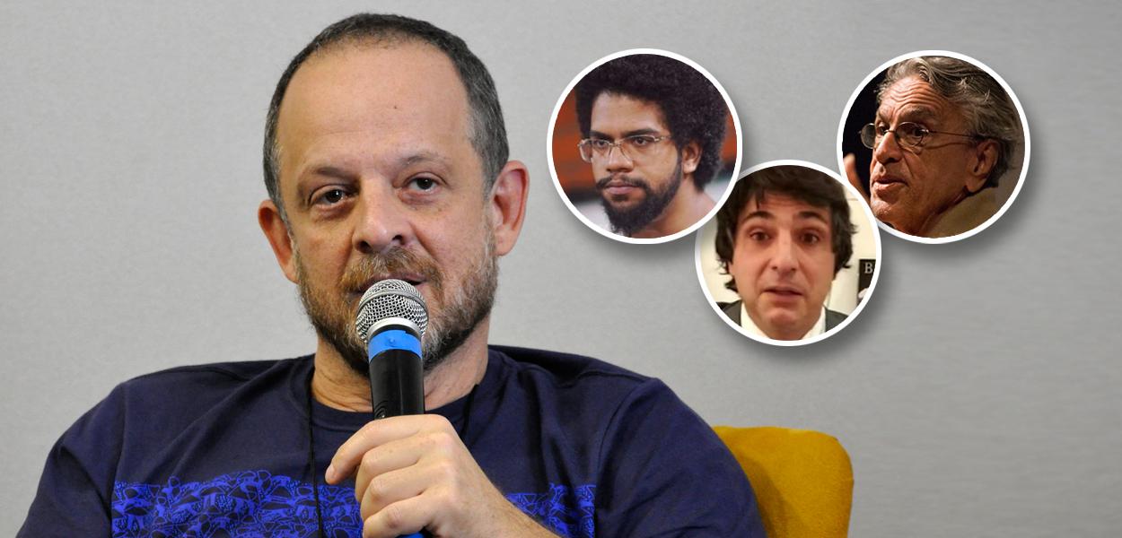 Breno Altman, Jones Manoel, Guga Chacra e Caetano Veloso