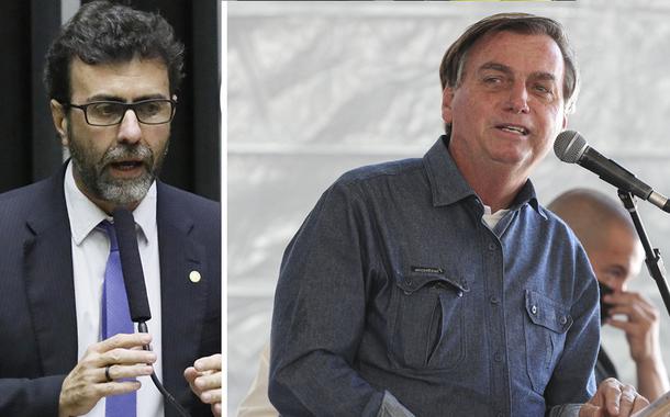 Marcelo Freixo e Jair Bolsonaro